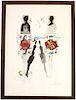 Salvador Dali "The Queen's Croquet Ground" Etching