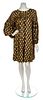 * An Yves Saint Laurent Gold and Grey Printed Tunic Dress,