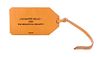 An Hermes Brown Leather Luggage Tag,