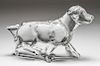 Baccarat Crystal Pointer / Retriever Dog Sculpture