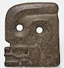 Pre-Columbian Mayan Guatemalan Face Carved Stone