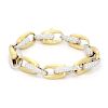 Marco Bicego 7.5ct Diamond 18k Two Tone Oval Chain Link