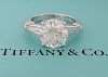 Tiffany & Co 3.4TCW Platinum Diamond Engagement Ring
