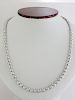Tiffany & Co Platinum 4.29 ct Diamond Set Line Necklace