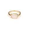 Cartier Tortue Diamond Mother Of Pearl 18k Gold Ring