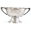 ENGLISH ARTS & CRAFTS STERLING SILVER TWO-HANDLED CUP