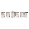 STERLING SILVER BEAKERS OF SOUTHERN INTEREST