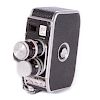 A Vintage movie camera.