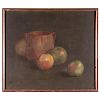 Late 19th/early 20th century oil on canvas still life.