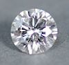 Round brilliant cut diamond stud earring 2.24 cts, with G.I.A. report, G color, SI1.  GIA Report Number: 14901405