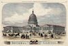 National Capitol - Ballou's Pictorial Wood Engaving 