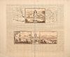 Chatelain, Henry Abraham. Description, Situation & Vue de la Ville de Mexique... Ámsterdam, 1719. Grabado, 37.5 x 43.5 cm.