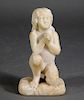19C. Italian Grand Tour Marble Carving of a Child