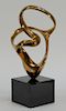 Antonio Kieff Modernist Bronze Free Form Sculpture