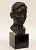 Edward Bruce Douglas Realist Bronze Bust of a Man