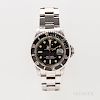 Rolex "Red" Submariner Reference 1680 Stainless Steel Wristwatch with Box, and Papers