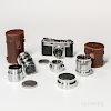 Early Nikon M Rangefinder Camera and Lenses