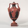 Wedgwood Rosso Antico Vase and Cover