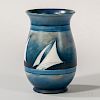 Moorcroft Yacht Design Vase