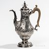 George III Irish Sterling Silver Coffeepot