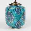 Persian Turquoise Glazed Pottery Jar, Mounted as a Lamp