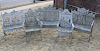Grouping of 19 Century Cast Iron Benches and