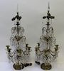 Pair of Large and Fine Quality Gilt Bronze and