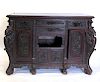 Highly Carved Chinoiserie Cabinet.