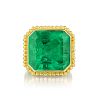 Reinstein Ross Large Colombian Emerald Ring