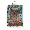 Hidatsa / Mandan Beaded and Quilled Buffalo Hide Strike-a-Light Case, From the Collection of Thomas Amble, Minnesota