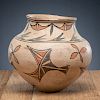 San Ildefonso Polychrome Pottery Olla, From The Harriet and Seymour Koenig Collection, NY