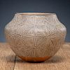 Lucy Lewis (Acoma, 1890-1992) Fine Line Pottery Jar