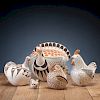 Pueblo Pottery Turkeys, Chicken, and Owls, From The Harriet and Seymour Koenig Collection, NY