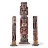 Northwest Coast Carved Totem Poles, Deaccessioned From the Hopewell Museum, Hopewell, NJ