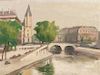 * Ernst Neumann, (Canadian, 1907-1956), Pont St. Michael, Paris