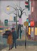 * Philip Surrey, (Canadian, 1910-1990), Street Corner, Montreal