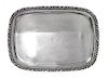 * An American Silver Tray, Gorham Mfg Co., Providence, RI, monogrammed in the center.