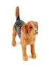 * A Wooden Beagle Figure Height 1 5/8 inches.
