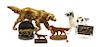 * A Group of Seven English Setter Figures Width of widest 15 1/4 inches.