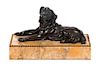 * A Bronze Mastiff Sculpture Height 8 x width 13 3/4 x depth 8 inches.