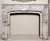 Late 19th Century French Boudin Marble Mantle
