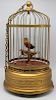 Vintage Automaton Bird in Cage.