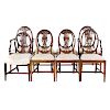 Assembled Set of 8 George III Style Dining Chairs
