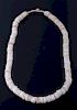 Pre-Historic Cahokia Mississippian Shell Necklace