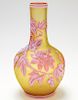 Thomas Webb "Passion Flower" Cameo Art Glass Vase