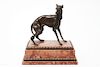 Mene Manner Bronze Greyhound Sculpture