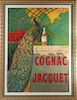 C. Bouchet "Cognac Jacquet" Peacock Lithograph