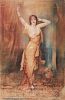 M.S. Abbott "Woman Belly Dancer" Oil on Canvas