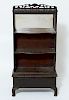 Victorian Etagere, Carved Wood w Single Drawer