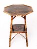 Aesthetic Mvmt. Octagonal Lacquered Side Table